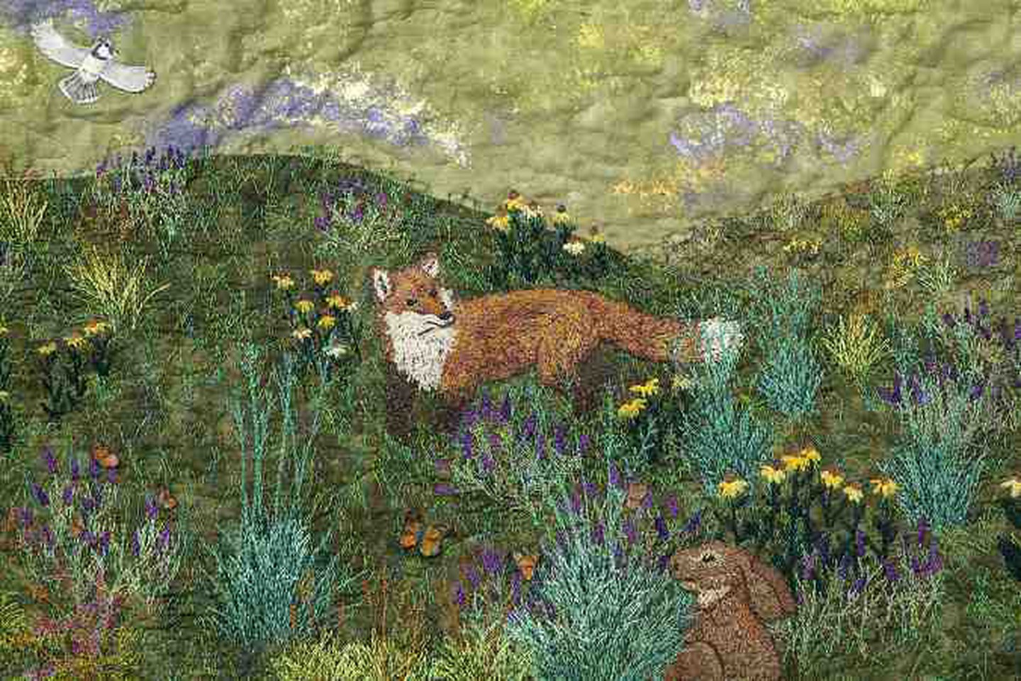 Prairie Roots - fox detail Prairie Roots - fox detail