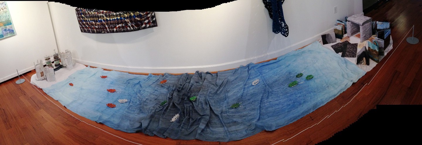 Skibbereen - panorama, installed at Fiber National 2016 Skibbereen - panorama, installed at Fiber National 2016