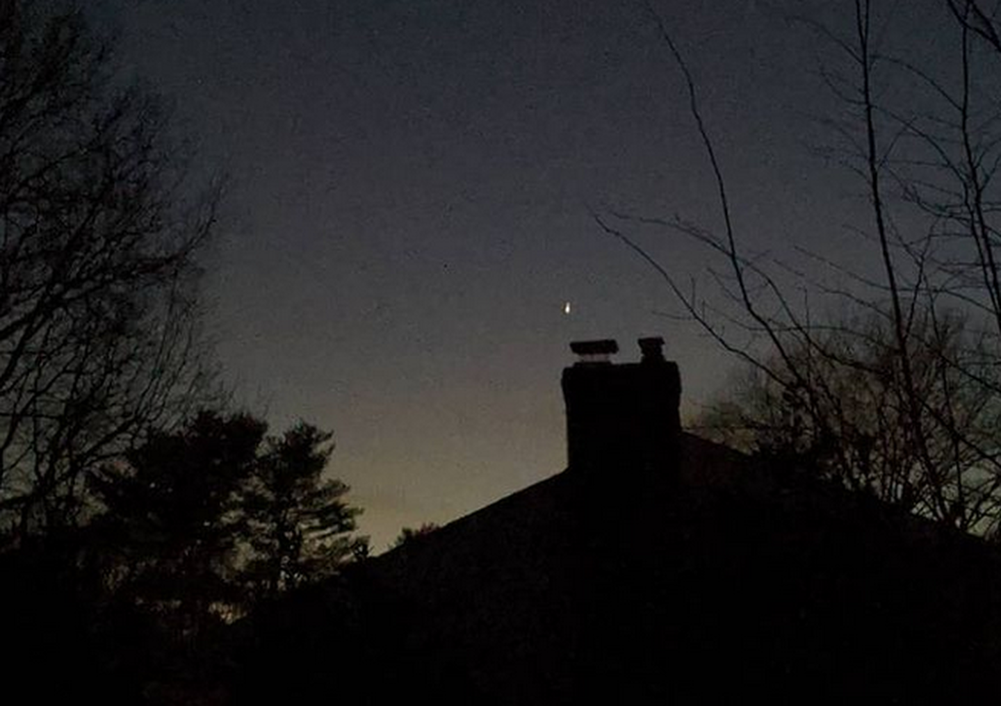 Jupiter and Saturn seem to merge in the sky Jupiter and Saturn seem to merge in the sky